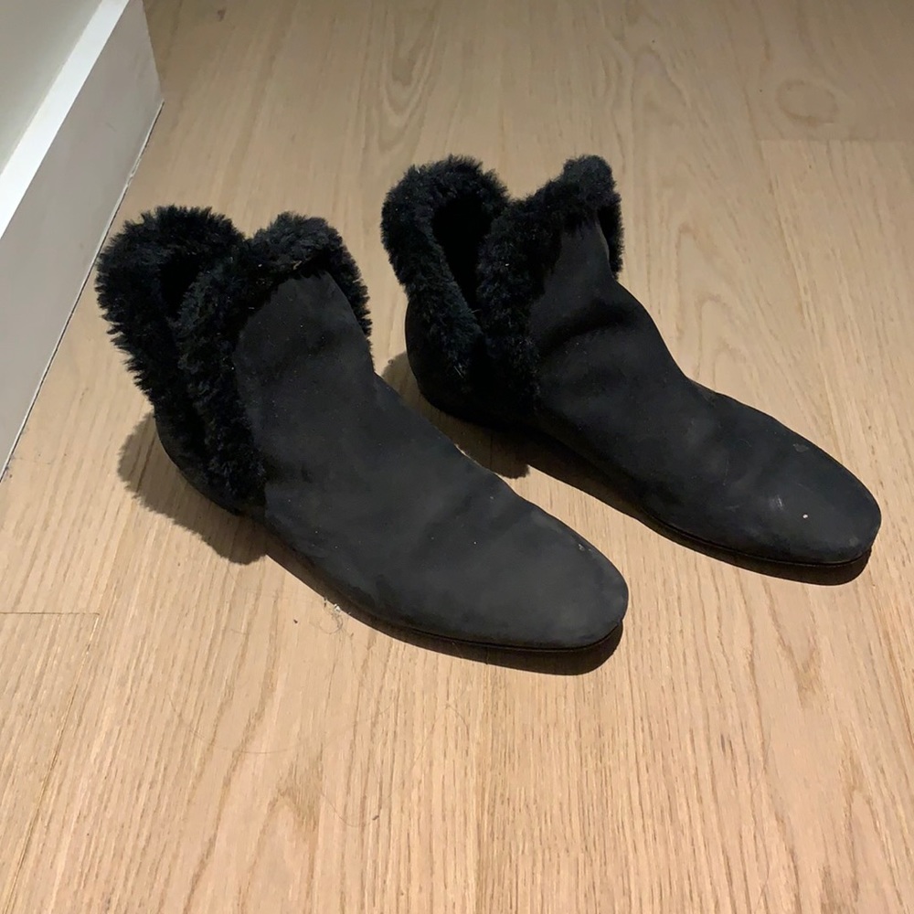 The Row Shearling Boots
